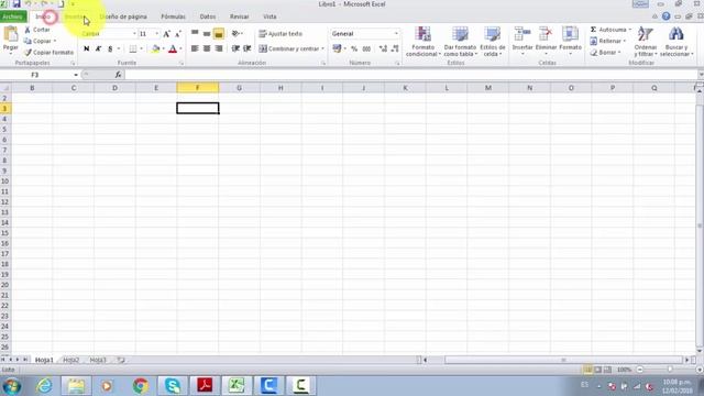 Aprender Microsoft office Excel 2010 Nivel Básico: Capítulo 1: 1.2 Pantalla Inicial смотреть онлайн