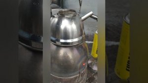 Печь в палатку своими руками.