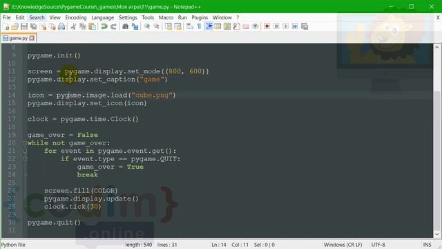 #Pygame 13+ Частые ошибки смотреть онлайн