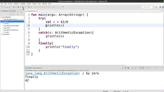 Kotlin für alle Tutorial #93 - Exceptions verarbeiten смотреть онлайн