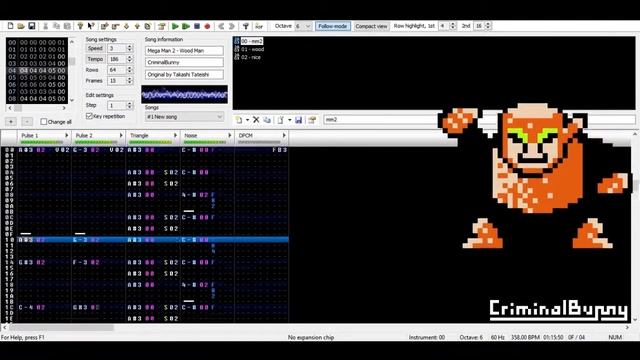 Megaman 2 - Woodman but it's mixed with mm2wood [2A03] смотреть онлайн