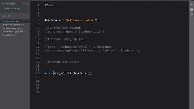 Funciones / Funciones para Strings смотреть онлайн