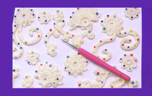 Ирландское кружево "Толстушка" Обзор процесса создания изделия 1 часть.mp4