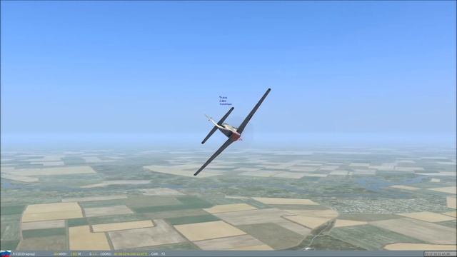 P51 Ca vol avec la moitié d'une aile смотреть онлайн