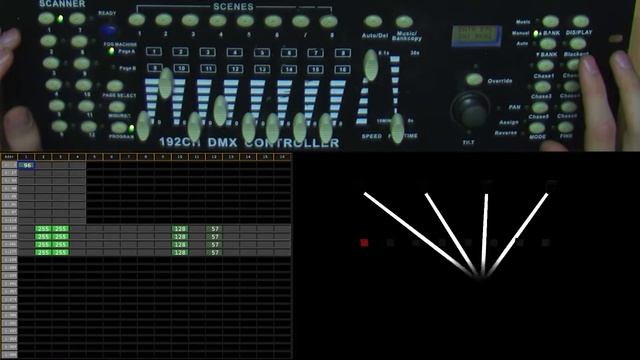 DMX Расчёска| Программирование светового пульта DMX 192 смотреть онлайн