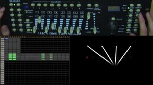 DMX Расчёска| Программирование светового пульта DMX 192