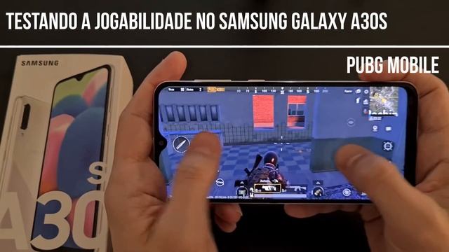 Jogando o PUBG no Samsung Galaxy A30s смотреть онлайн