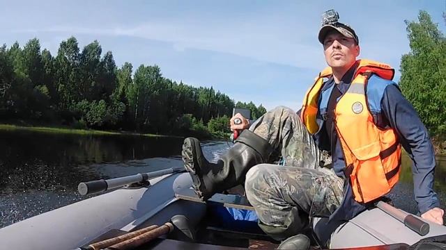 Локчим, Рыбалка, отдых, Joker-350, мотор-весло SPS, июль 2018