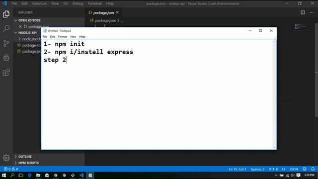 #2 How to create RESTful API with nodejs in hindi | First Step and Codeing смотреть онлайн