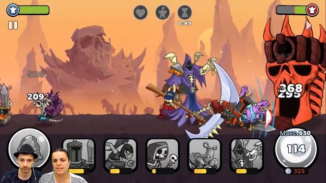 Болтушка и ПРоХоДиМеЦ Открывают много ценных СУНДУКОВ! #330 - игра Tower Conquest смотреть онлайн