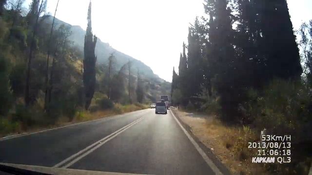 Дороги Греции остров Корфу: Ахарави - Керкира (Corfu: Acharavi- Kerkira смотреть онлайн