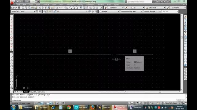 AutoCAD Basic in Tamil Geo Constraints смотреть онлайн