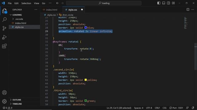 How To Create Loading Spinner Using HTML5, CSS3 &JavaScript | Beginner | Web development | Web App. смотреть онлайн