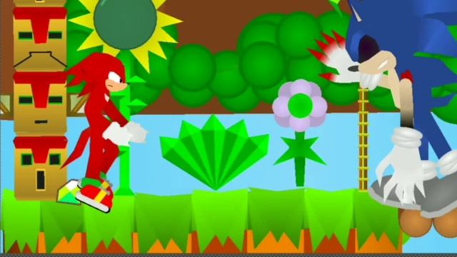 KNUCKLES VS LORD X// STICK NODES// смотреть онлайн