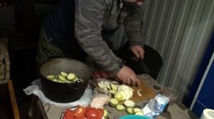 Лосятина с овощами в казане | как приготовить лося в казане