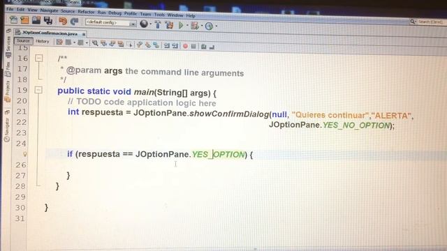 Joptionpane confirmacion java netbeans смотреть онлайн