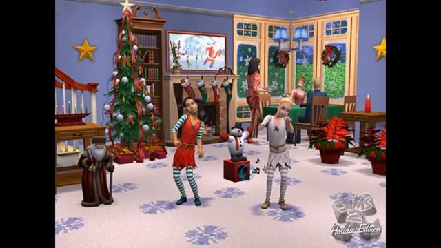 The Sims 2 Happy Holiday Stuff PC 2006 Gameplay смотреть онлайн