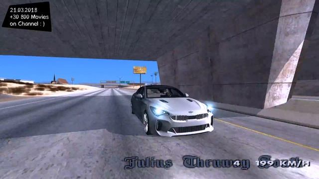 Kia Stinger GT Grand Theft Auto San Andreas GtaInside _REVIEW смотреть онлайн