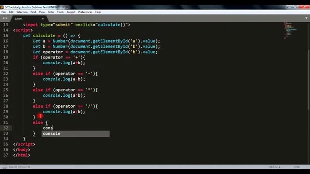 6 If elseif else | JavaScript смотреть онлайн