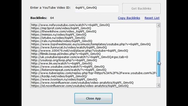 Tube Backlinks смотреть онлайн