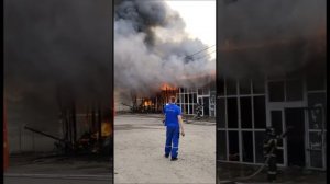 Сгорел магазин «Светофор»