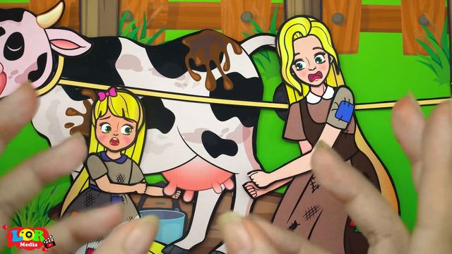 [🐾paper Doll🐾] Rainbow Rapunzel Mermaid And Malignant Octopus - LOL Surprise DIYs