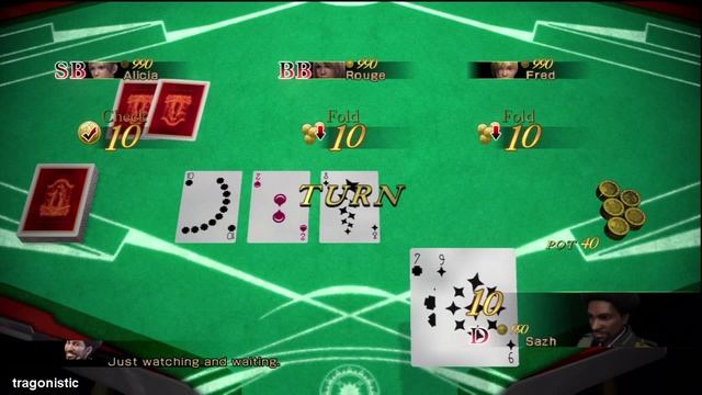 Final Fantasy XIII-2 poker gameplay DLC Sazh heads or tails смотреть онлайн