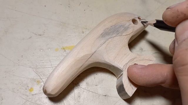 Как вырезать "Чужого" из дерева? Легко! Делаю тотем для флейты. Часть 1-я. смотреть онлайн