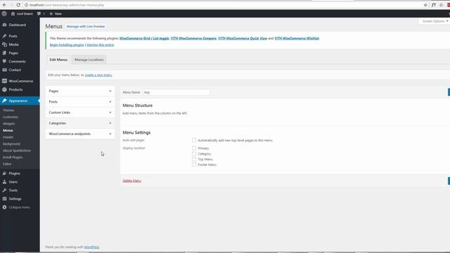 WooCommerce Product Categories not showing in Menu settings ? смотреть онлайн