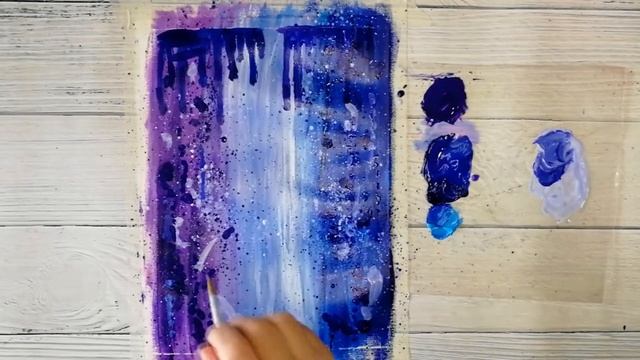 Как нарисовать ДЕВУШКУ С ЗОНТОМ ПОД ДОЖДЕМ. Простой рисунок красками. смотреть онлайн