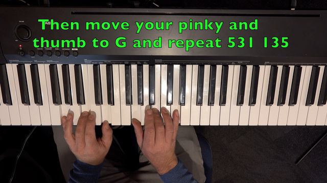 Learn to play piano chords using arpeggios on a Casio CDP-135. Lesson One C. F. and G Major. смотреть онлайн
