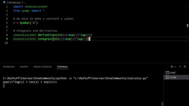Calculus - Stoa Calculator Course - Python Package смотреть онлайн