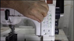 Janome Cover Pro 2. Заправка ниток распошивальной машины. Видео №35.