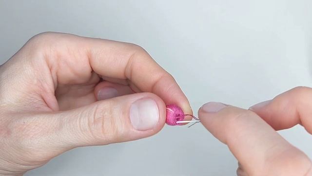 Оплетение бусины нитью - ягодка, бутон, чашелистик смотреть онлайн