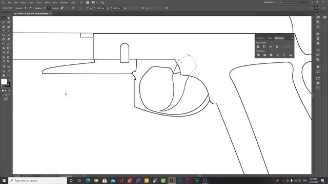 CZ 75 Auto Illustration|Adobe Illustrator CC Tutorial|CS GO Weapon Illustration. смотреть онлайн