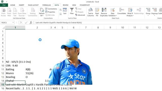 Cricket Live Score in Excel Sheet смотреть онлайн