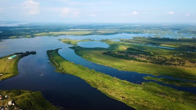 Безенчук с высоты птичьего полёта, Самарская область, Россия. Aerial view of Bezenchuk, Russia. смотреть онлайн