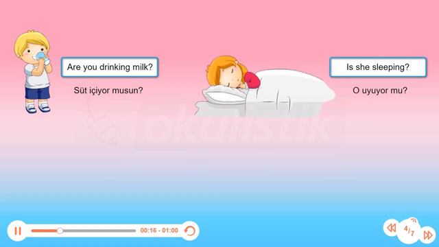 Okulistik - 5. Sınıf - İngilizce - Making simple inquiries (Present Continuous Tense Question Form) смотреть онлайн
