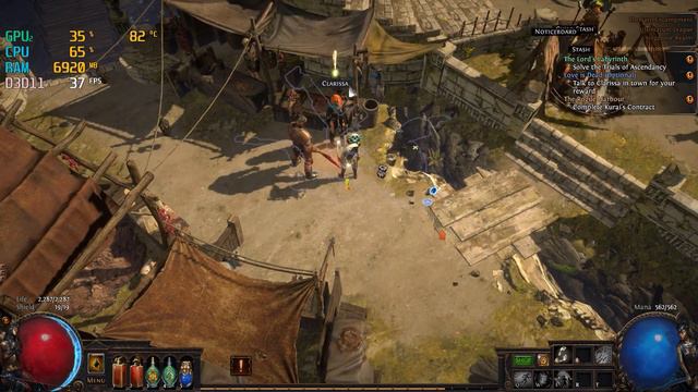 Path of Exile on ASUS TUF FX505DT (Low/Medium/High Settings) смотреть онлайн