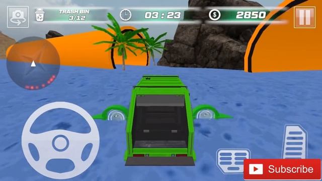 Offroad Dump Truck Driving 3D - Garbage Truck Driver Simulator - Car game #11 смотреть онлайн