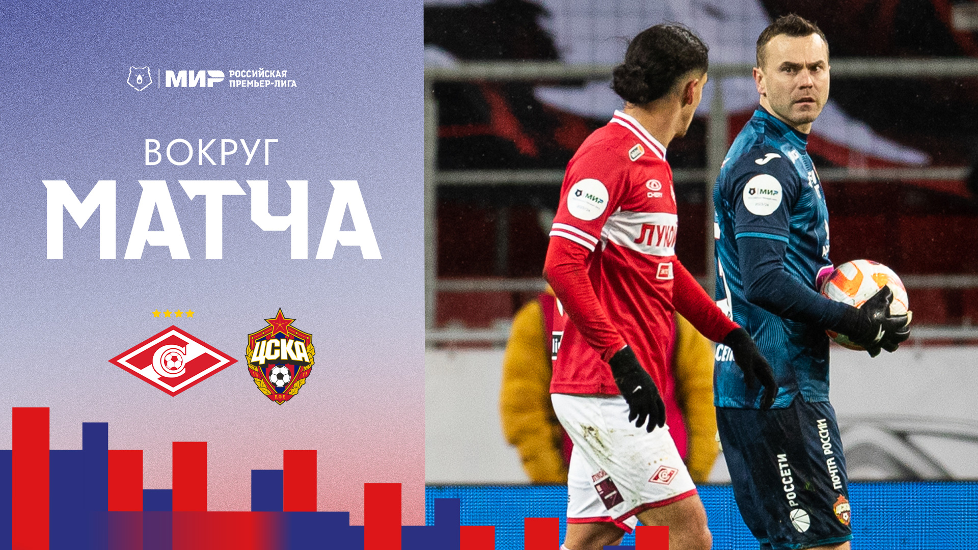 ВОКРУГ МАТЧА | Спартак – ПФК ЦСКА. Дубль Гайича и драма в концовке смотреть онлайн