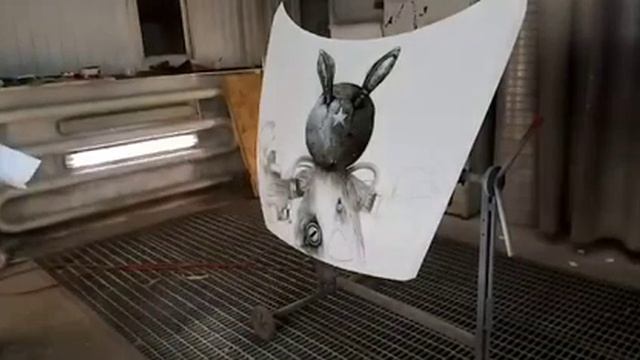 Аэрография на капоте смотреть онлайн