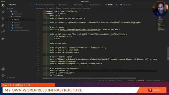 AWS & Terraform: Wordpress Infrastructure with Docker in EC2 and Aurora Serverless смотреть онлайн