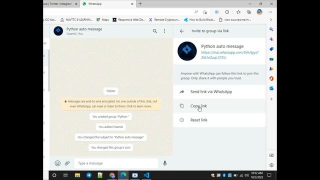 Message Send in Whattsapp Group Using Python | Python Tricks #python смотреть онлайн
