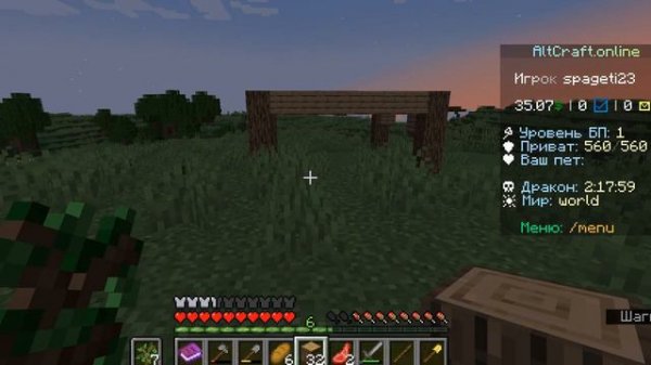 Это сервер Altcraft! (Первое видео)