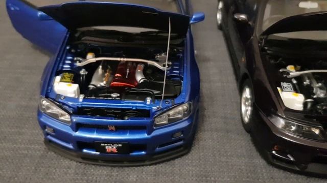 Collection AUTOart 1/18 Nissan Skyline GT-R смотреть онлайн