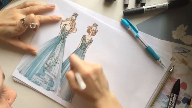 Sketch #6. VESSSNA WEDDING by Maria Alexeeva. смотреть онлайн