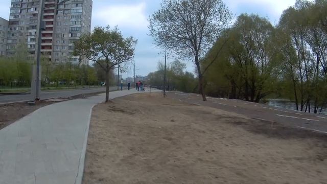 Набережная реки Быковка, г. Жуковский смотреть онлайн