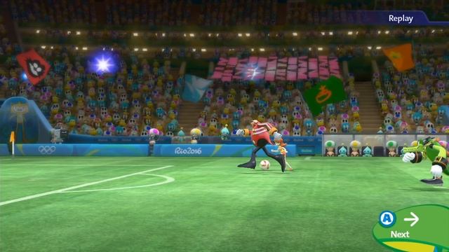 Mario and Sonic at The Rio 2016 Olympic Games #Football-Extra Hard#32- Team Daisy vs Team Sonic смотреть онлайн