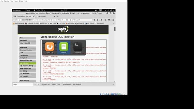 SQL Injection Example смотреть онлайн